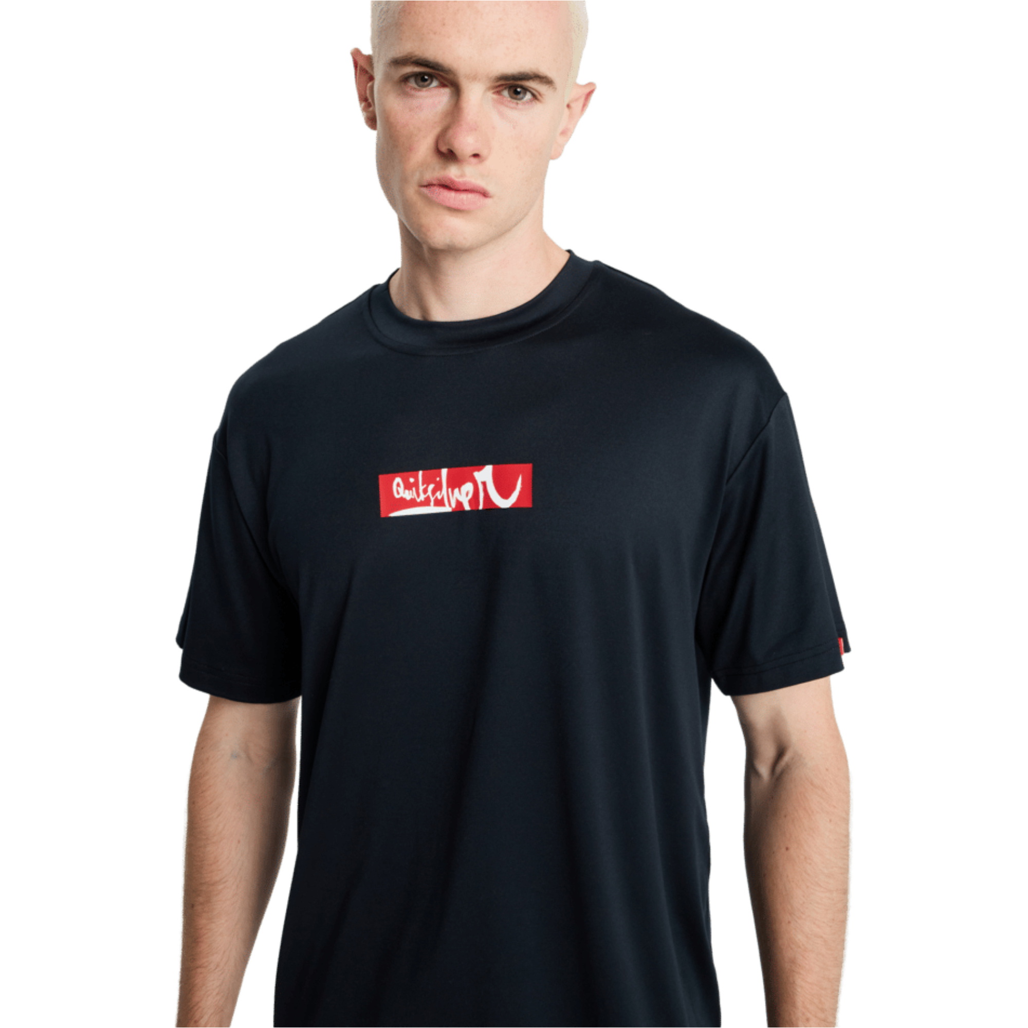 2026 Quiksilver Herre-surf-T-shirt Med UV-beskyttelse EQYWR03481 - Black
